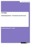Hoppe |  Molekülspektren - Protokoll zum Versuch | eBook | Sack Fachmedien