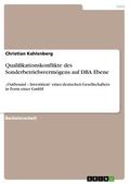 Kahlenberg |  Qualifikationskonflikte des Sonderbetriebsvermögens auf DBA Ebene | eBook | Sack Fachmedien