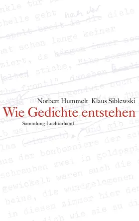 Hummelt / Siblewski |  Wie Gedichte entstehen | eBook | Sack Fachmedien