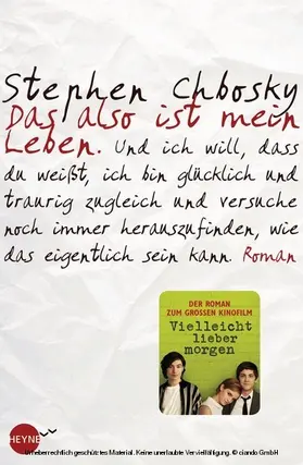 Chbosky |  Das also ist mein Leben | eBook | Sack Fachmedien