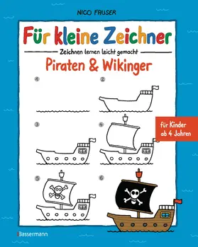 Fauser |  Für kleine Zeichner - Piraten & Wikinger | eBook | Sack Fachmedien