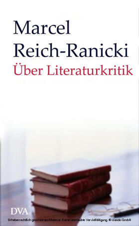 Reich-Ranicki | Über Literaturkritik | E-Book | sack.de