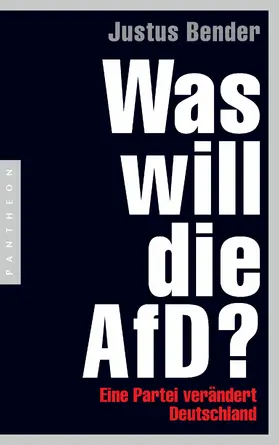Bender | Was will die AfD? | E-Book | www.sack.de