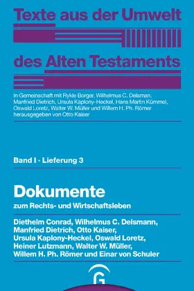 Conrad / Delsman / Müller |  Dokumente zum Rechts- und Wirtschaftsleben | eBook | Sack Fachmedien