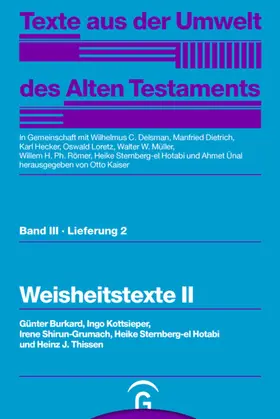 Burkard / Kottsieper / Shirun-Grumach |  Weisheitstexte II | eBook | Sack Fachmedien