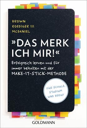 Brown / Roediger III / McDaniel | Das merk ich mir! | E-Book | sack.de