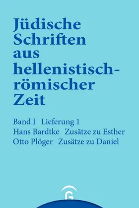 Bardtke / Plöger / Georg Kümmel | Zusätze zu Esther. Zusätze zu Daniel | E-Book | sack.de