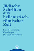 Berger / Georg Kümmel |  Das Buch der Jubiläen | eBook | Sack Fachmedien
