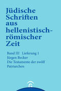 Becker / Georg Kümmel |  Die Testamente der zwölf Patriarchen | eBook | Sack Fachmedien
