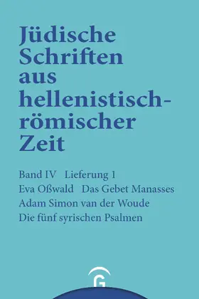 Oßwald / Osswald / van der Woude |  Das Gebet Manasses. Die fünf syrischen Psalmen | eBook | Sack Fachmedien