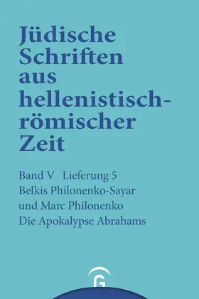 Philonenko-Sayar / Philonenko / Georg Kümmel | Die Apokalypse Abrahams | E-Book | sack.de