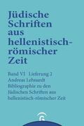 Lehnardt / Lichtenberger |  Bibliographie zu den Jüdischen Schriften aus hellenistisch-römischer Zeit | eBook | Sack Fachmedien