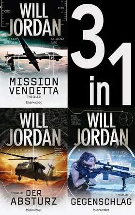 Jordan |  Ryan Drake Band 1-3: Mission: Vendetta / Der Absturz / Gegenschlag | eBook | Sack Fachmedien