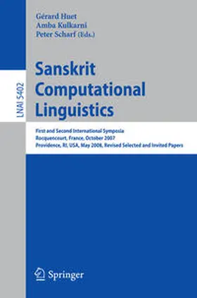 Huet / Kulkarni / Scharf |  Sanskrit Computational Linguistics | eBook | Sack Fachmedien