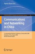 Bond |  Communications and Networking in China | Buch |  Sack Fachmedien