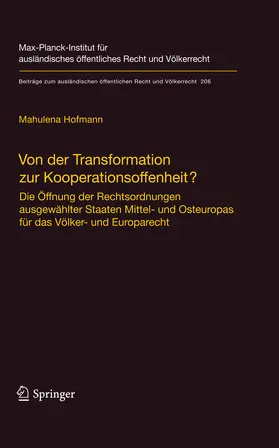Hofmann |  Von der Transformation zur Kooperationsoffenheit? | eBook | Sack Fachmedien
