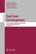 Pipek / Rosson / Ruyter |  End-User Development | Buch |  Sack Fachmedien