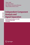 Adali / Barros / Jutten |  Independent Component Analysis and Signal Separation | Buch |  Sack Fachmedien