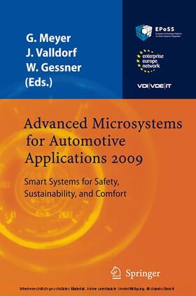 Meyer / Valldorf / Gessner | Advanced Microsystems for Automotive Applications 2009 | E-Book | sack.de
