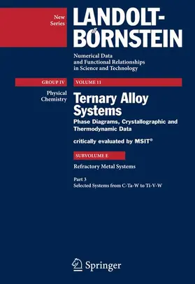 Effenberg |  C-Ta-W to Ti-V-W | Buch |  Sack Fachmedien