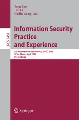 Bao / Li / Wang | Information Security Practice and Experience | E-Book | www.sack.de