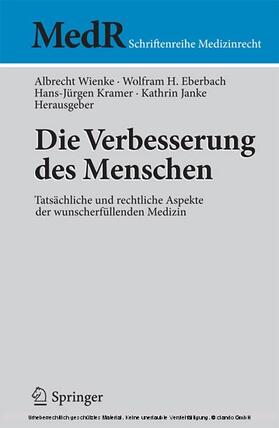 Wienke / Eberbach / Kramer | Die Verbesserung des Menschen | E-Book | sack.de