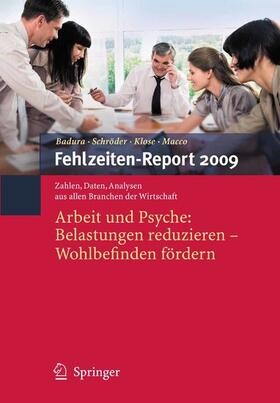 Badura / Schröder / Klose | Fehlzeiten-Report 2009 | E-Book | sack.de