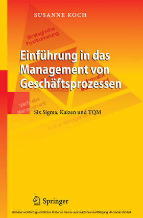 Koch | Einführung in das Management von Geschäftsprozessen | E-Book | sack.de