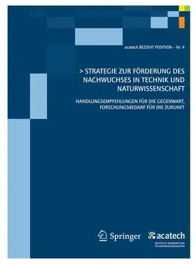 Milberg |  Strategie zur Förderung des technisch-naturwissenschaftlichen Nachwuchses in Deutschland | eBook | Sack Fachmedien