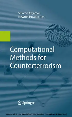 Argamon / Howard |  Computational Methods for Counterterrorism | eBook | Sack Fachmedien