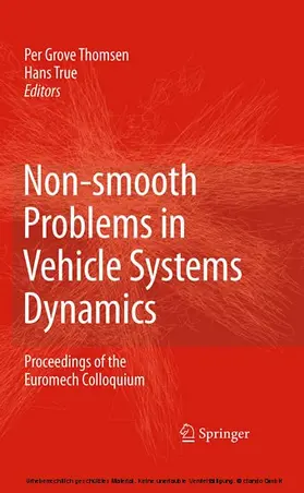 Grove Thomsen / True | Non-smooth Problems in Vehicle Systems Dynamics | E-Book | www.sack.de
