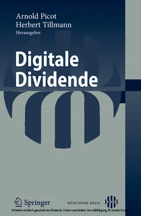 Tillmann / Picot | Digitale Dividende | E-Book | sack.de