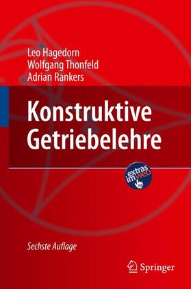 Hagedorn / Rankers / Thonfeld |  Konstruktive Getriebelehre | Buch |  Sack Fachmedien