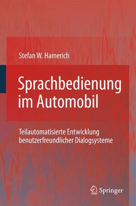 Hamerich | Sprachbedienung im Automobil | Buch | 978-3-642-01615-8 | sack.de