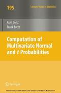 Genz / Bretz |  Computation of Multivariate Normal and t Probabilities | eBook | Sack Fachmedien