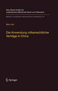Ahl |  Die Anwendung völkerrechtlicher Verträge in China | eBook | Sack Fachmedien
