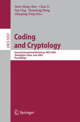 Chee / Li / Ling |  Coding and Cryptology | eBook | Sack Fachmedien