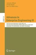 Dietz / Albani |  Advances in Enterprise Engineering III | Buch |  Sack Fachmedien