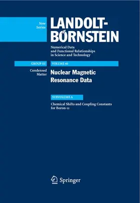 Pardasani |  Chemical Shifts and Coupling Constants for Boron-11 | Buch |  Sack Fachmedien