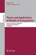 Cooper / Chen |  Theory and Applications of Models of Computation | Buch |  Sack Fachmedien