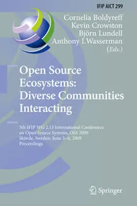 Boldyreff / Crowston / Lundell | Open Source Ecosystems: Diverse Communities Interacting | E-Book | sack.de