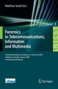 Sorell |  Forensics in Telecommunications, Information and Multimedia | Buch |  Sack Fachmedien