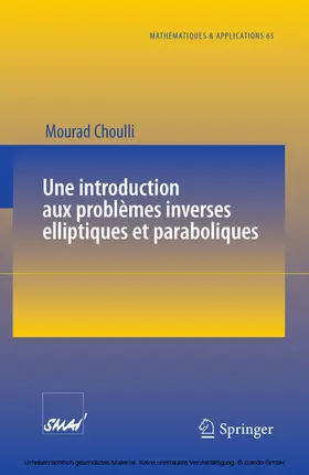 Choulli | Une introduction aux problèmes inverses elliptiques et paraboliques | E-Book | sack.de