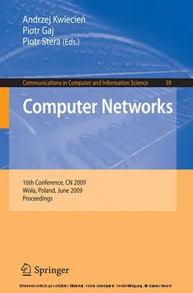 Kwiecien / Kwiecie? / Gaj | Computer Networks | E-Book | sack.de