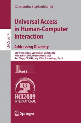 Stephanidis |  Universal Access in Human-Computer Interaction. Addressing Diversity | Buch |  Sack Fachmedien