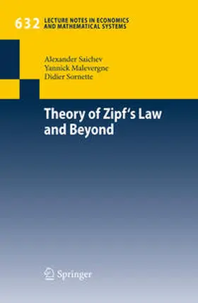 Saichev / Malevergne / Sornette |  Theory of Zipf's Law and Beyond | Buch |  Sack Fachmedien