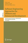 Gotel / Meyer / Joseph |  Software Engineering Approaches for Offshore and Outsourced Development | Buch |  Sack Fachmedien