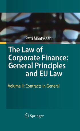 Mäntysaari | The Law of Corporate Finance: General Principles and EU Law | E-Book | sack.de