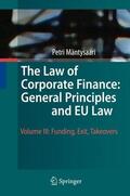 Mäntysaari |  Mäntysaari, P: Law of Corporate Finance 3 | Buch |  Sack Fachmedien