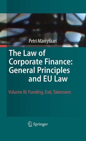 Mäntysaari | The Law of Corporate Finance: General Principles and EU Law | E-Book | sack.de